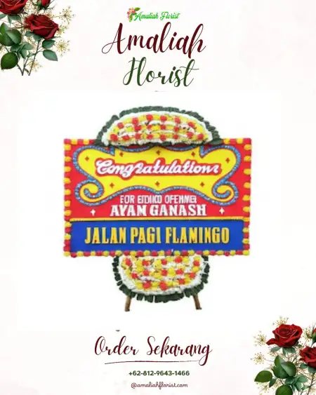 Sewa Papan Bunga Amuma