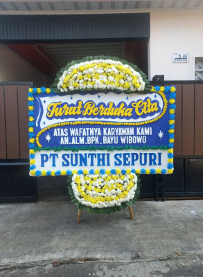 Papan Bunga Duka di Amuma